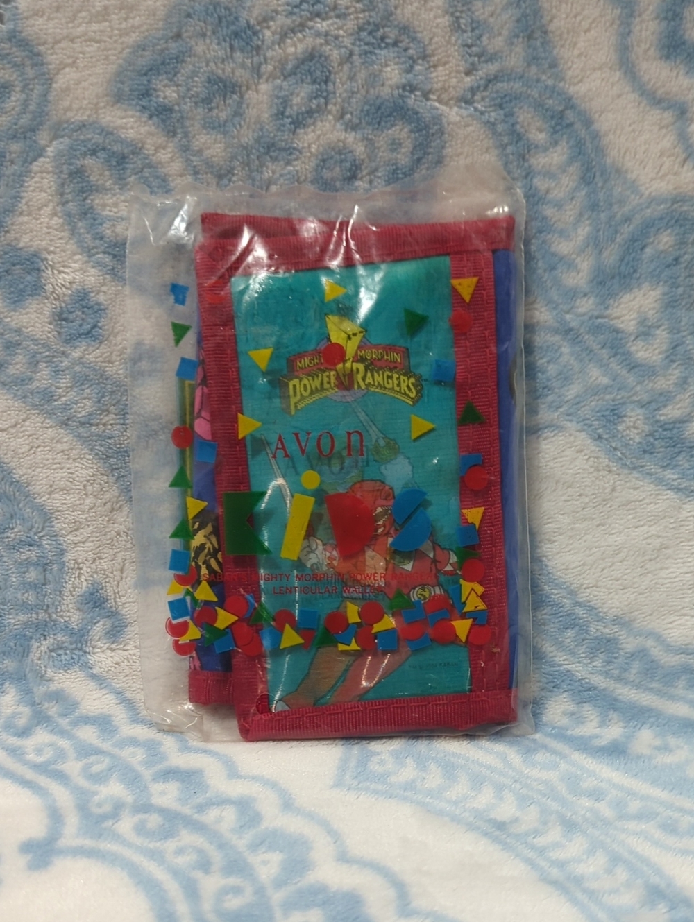 Avon Red & Blue Power Rangers Wallet